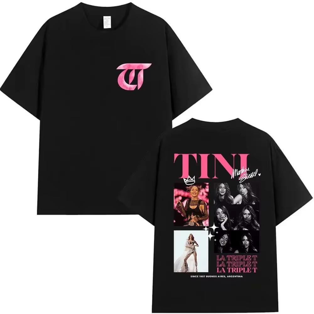 2026 New Albumpattern Tshirt Fashionable Harajuku Shortsleeved Pure Cotton Casual Streetwear