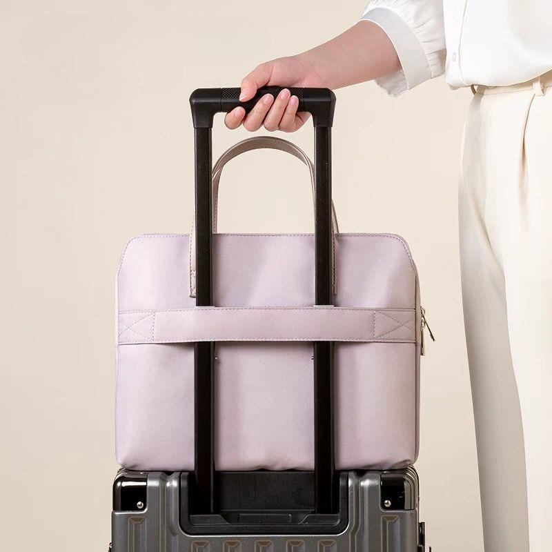 Компьютерная сумка для женщин, новая портативная сумка для поездок на работу, высококачественный внешний вид, нишевая официальная сумка для документов для работающих студентов колледжа, посещающих занятия