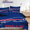Buffalo Bills Team Spirit Three-piece set(1 * duvet cover + 2 * pillowcase, without core)Bedding set Soft and comfortable Duvet cover and pillowcase