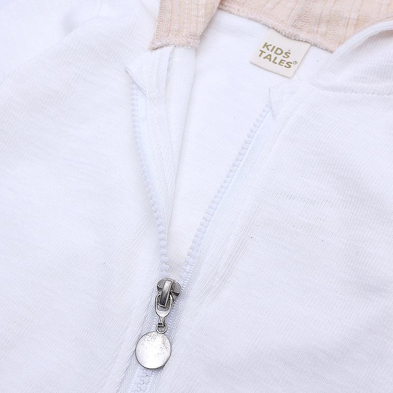 Детский комбинезон с капюшоном и ушками кролика - Детская одежда для скалолазания на молнии