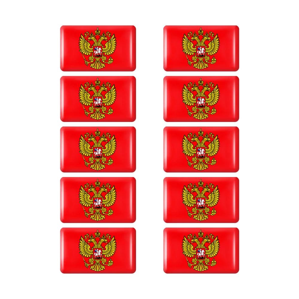 10 шт. Эпоксидные наклейки с флагами Наклейка для украшения салона автомобиля для Объединенных Арабских Эмиратов Таиланда Нидерландов России Бразилии Италии Значок