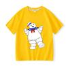 Ghostbusters Children's T-Shirt 100% Cotton Cartoon Print Tops 2-12Y Short Sleeve Kawaii Boys Girls Casual O-neck Toddler Summer