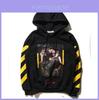 Off Co White Virgil Abloh Pyrex Vision Coat Religion Long Sleeve Hoodie Unisex