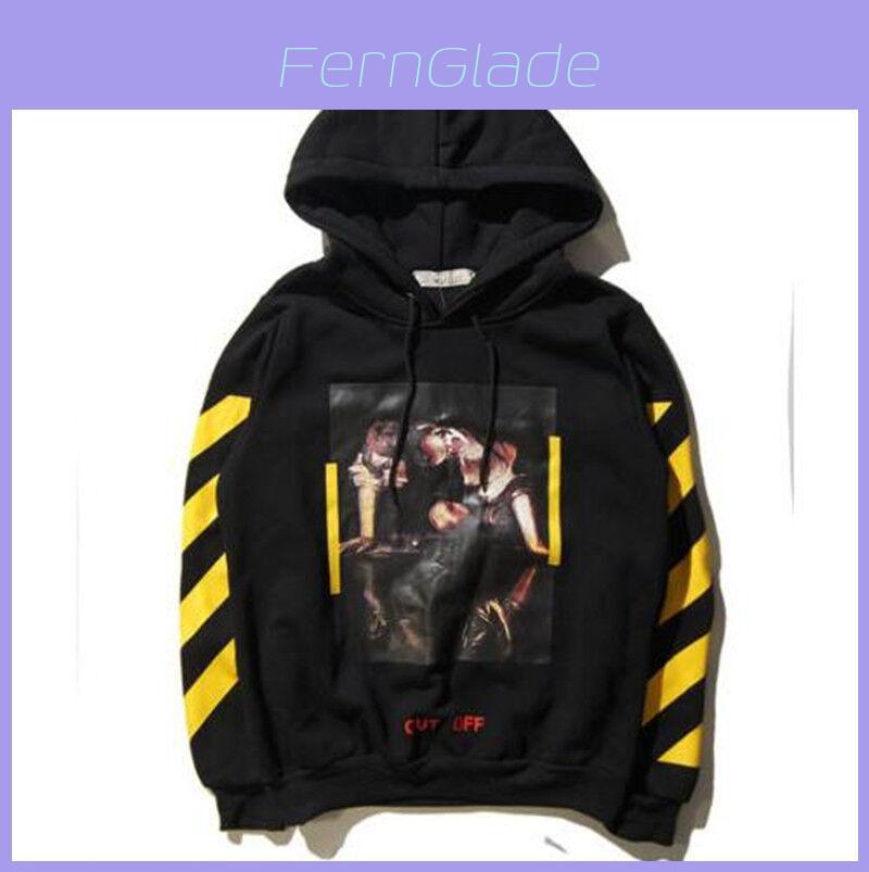 Off Co White Virgil Abloh Pyrex Vision Coat Religion Long Sleeve Hoodie Unisex