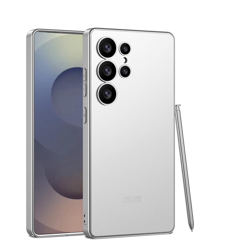 Подходит для чехла для мобильного телефона Samsung S25 Ultra, ощущение кожи AG, защитный чехол для Galaxy S25U, имитация ощущения голого металла, инс