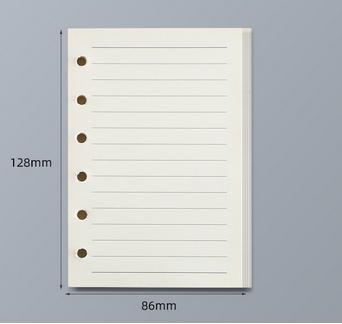 A7 Crocodile Black Pink Color 6 Ring Binder PU Clip-on Notebook Leather Loose Leaf Notebook Cover Notebooks Journal Stationery