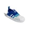 Adidas Originals Superstar 360 2.0 Comfortable Low-Top Kids Skate Shoes Kids Sneakers Blue H02733
