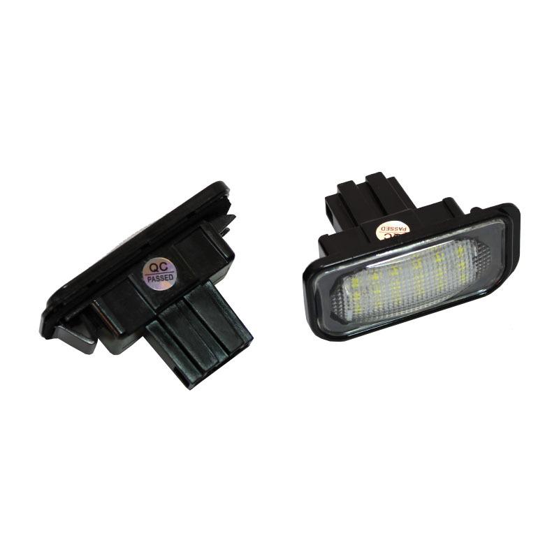 For Mercedes Benz C-class W203 4Door 2001-2007 R230 W209 C209 A209 SL CLK Class Canbus LED License Number Plate Light Assembly