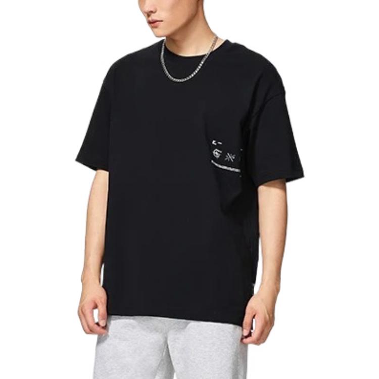 Футболка Li Ning Wade Essence Унисекс Черная AHSS649-1