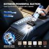 Беспроводной автомобильный пылесос 4-в-1, 16000 ПА Высокая мощность Аккумуляторный ручной с бесщеточным двигателем и несколькими насадками