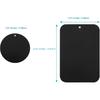 Great 1 Universal Metal Plates with 3M Adhesive for All Magnetic Car Mounts, Cell Phone, Tablet Holder, Cradle-Less, Air Vent Mount, 6 Rectangular, 6