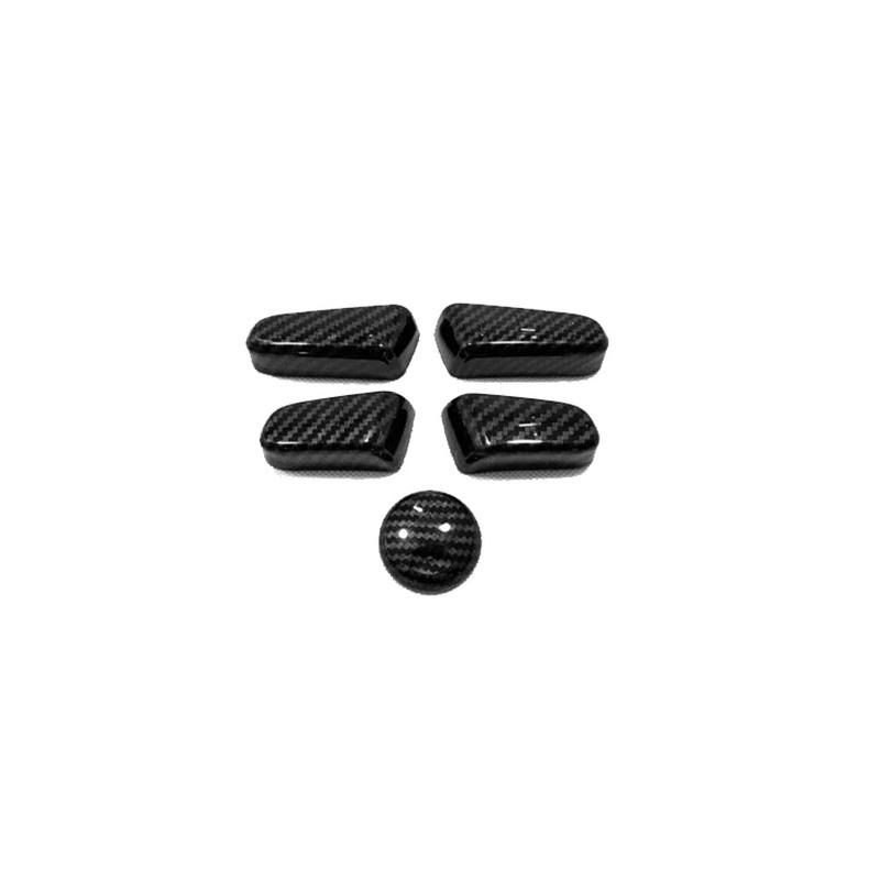 Hot Sale For Hyundai Tucson 2015 2016 2017 2018 Car Body Styling Cover ABS Seat Adjustment Knob Button Switch Trim Parts 5PCs