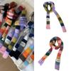 Colorblock Striped Scarf Soft Comfortable Scarves Autumn Winter Neckerchief for Autumn and Winter Comfort
