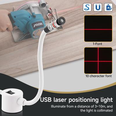 DC 5V USB Лазерный позиционирующий свет Инфракрасная рабочая лампа Позиционирование резки Аксессуары для швейной машины Точка/Линия/Перекрестие Головки