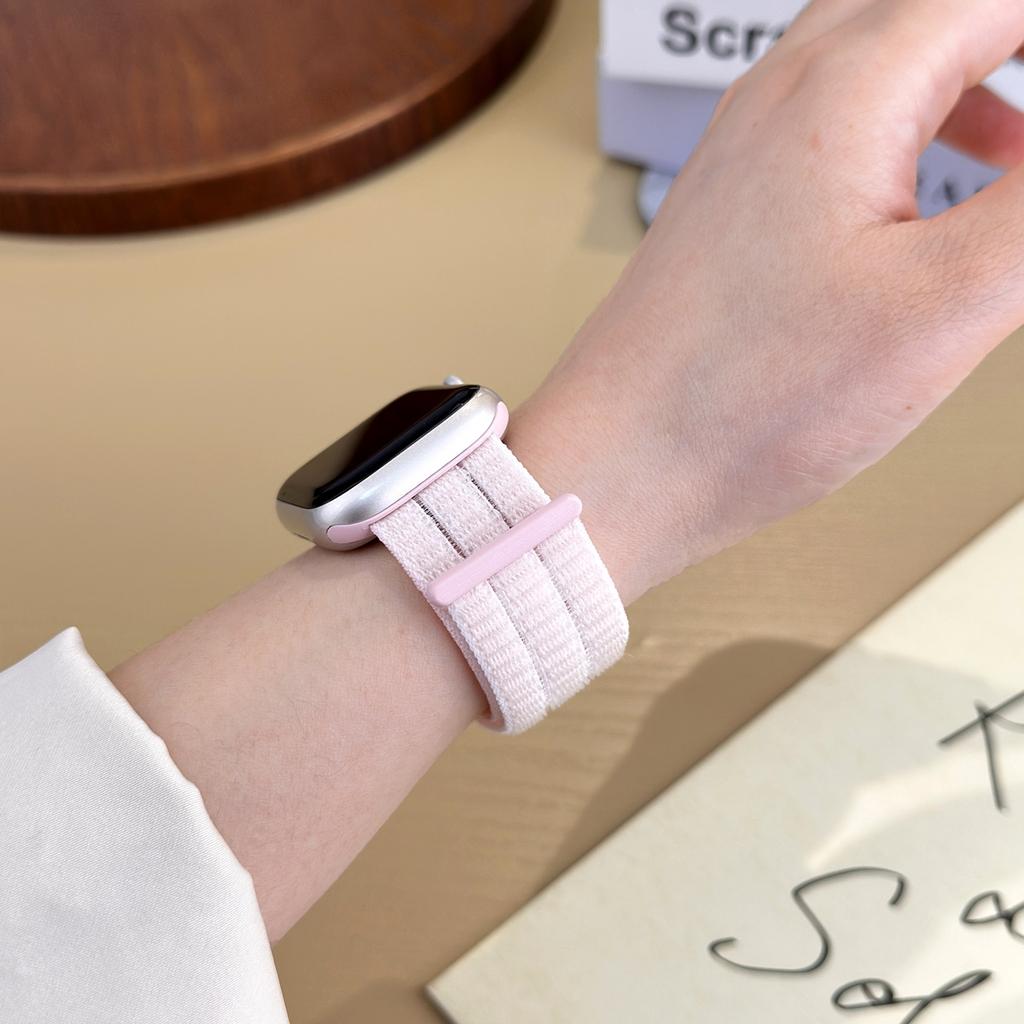 Unisex Exercise Breathable Nylon Wristband For Apple Watch Series 11 Band 46mm 40mm 41mm 38mm 42mm 44mm 45mm for iWatch S10/9/8/7/SE Ultra3 49MM Strap