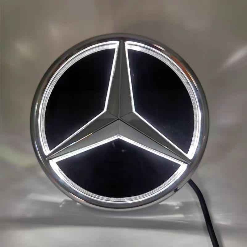 Star Emblem to Front Grille Logo for Mercedes Benz W205 W212 W207 W205 W156 W246 W117 White Blue Red LED Illuminated Logo