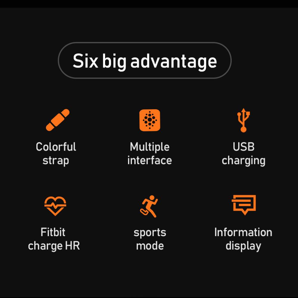 Спортивный браслет, браслет для измерения сердечного ритма, артериального давления, шагомер, фитнес-смарт-часы для телефона Android IOS
