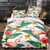 Green Leaves Tropical Duvet Cover Palm Leaf Queen King Bedding Set  Comforter Polyester Quilt Cover for Women Men Bedroom Decor