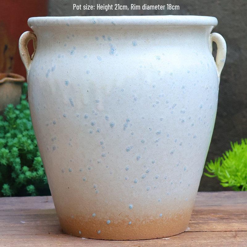 Специальное предложение: Высокий ретро-керамический цветочный горшок для суккулентов или зеленого редиса
