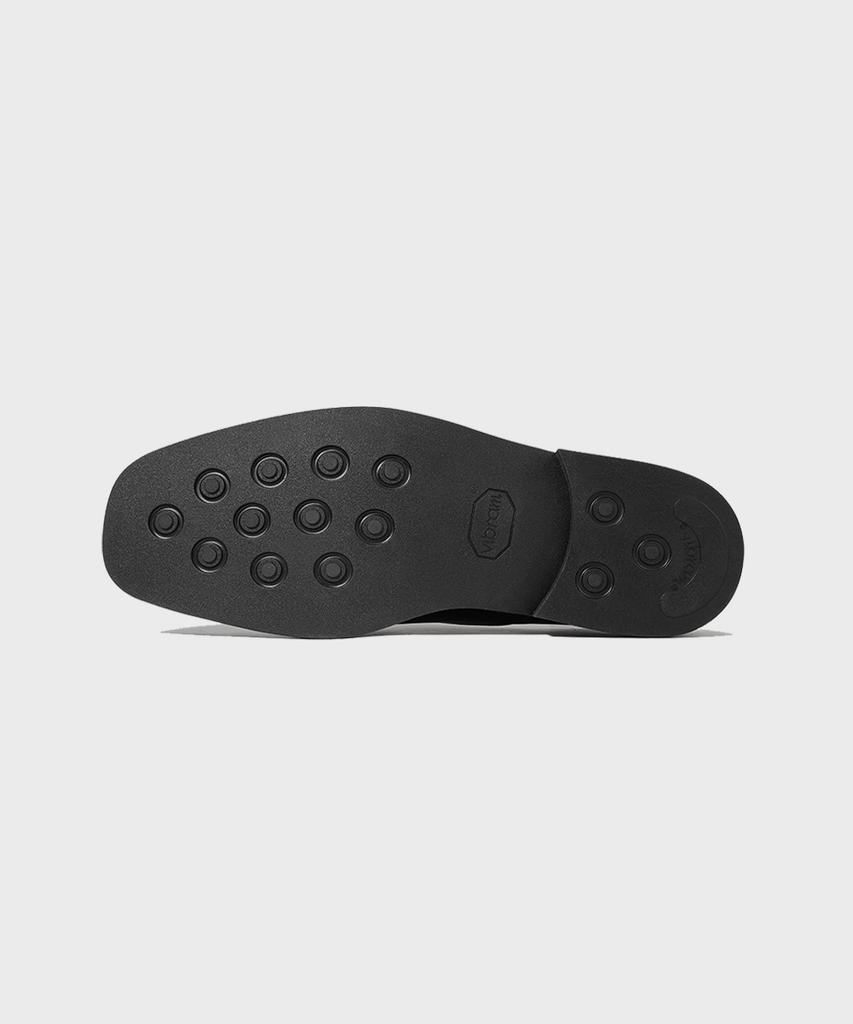 Firenze Atelier [Vibram] Merlin_Минималистичные Полуквадратные Дерби 8430 [Черный Fg]