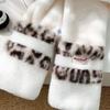 Winter Scarf Hat Gloves Set Ear Protection Winter Beanie Fashion Plush Bear Ears Hat  Streetwear