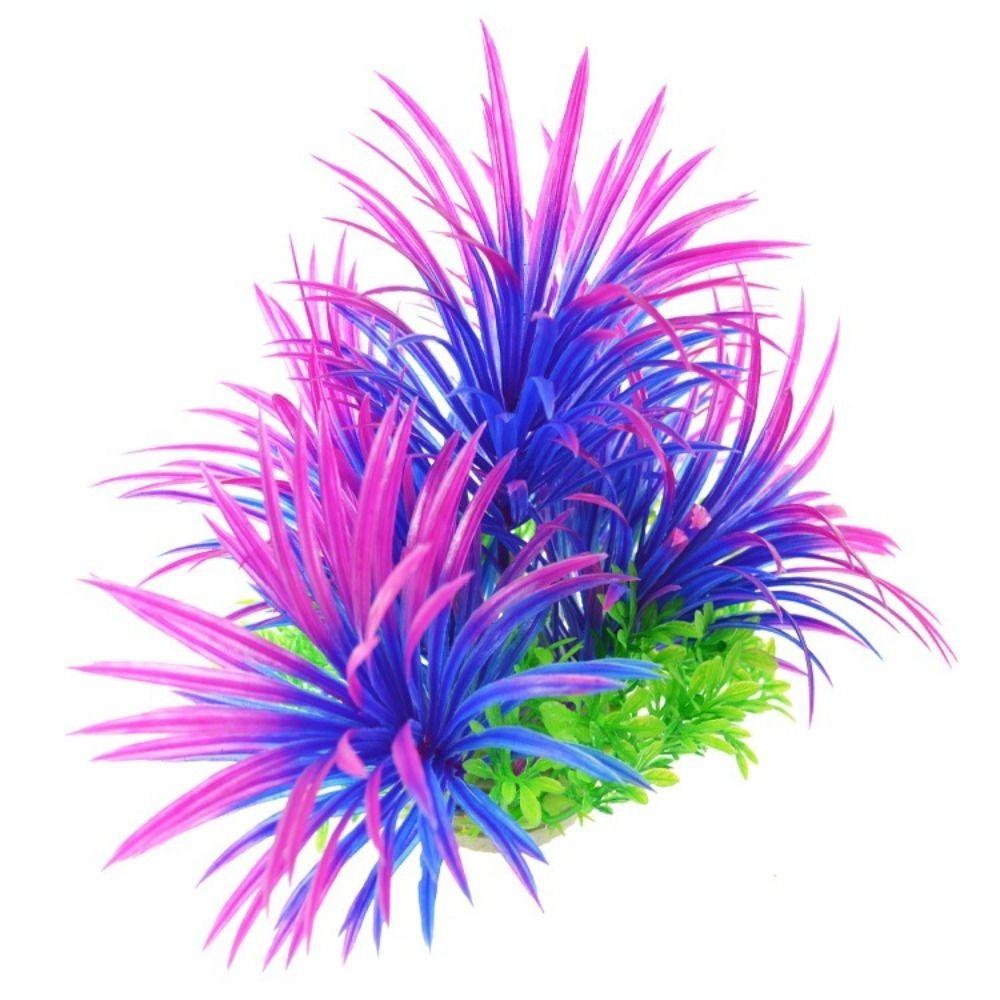 Аквариумные Растения Украшение Пластиковые Искусственные Цветы Морские Водоросли Имитация Водных Растений Украшения Для Аквариума