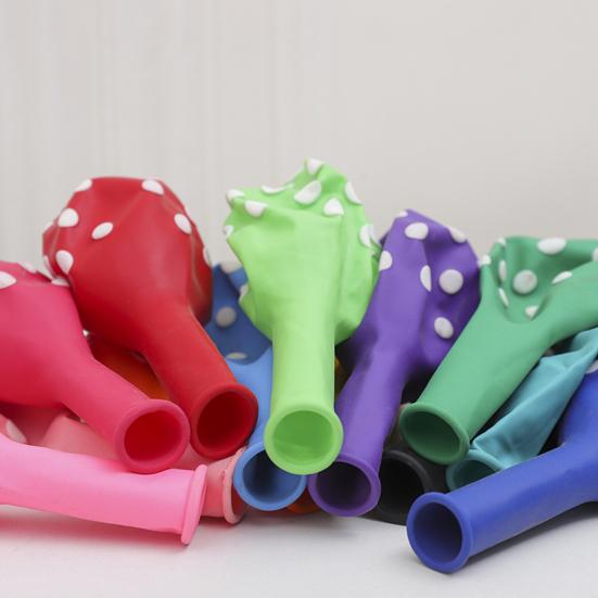 100 шт. разноцветных шаров в горошек, 12-дюймовые большие ассорти из латексных шаров для дня рождения, вечеринки, свадебного фестиваля, украшения