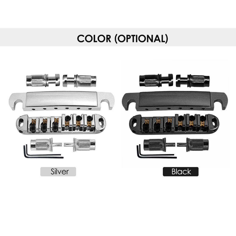 6 String Roller Saddle Bridge Metal Electric Guitar Bridge Electric Guitar