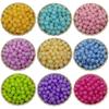 6/8/10mm Acrylic Beads Loose Round Fashion Jelly Color Jewelry Making DIY Accessories Craft