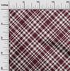 oneOone Хлопок Flex шоколадно-коричневая ткань клетчатый материал для платья ткань с принтом по ярдам 40 дюймов