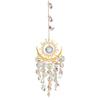 Gold Star Moon Lighting Crystal Wind Chime Wedding Party Crystal Pendant  Home Garden