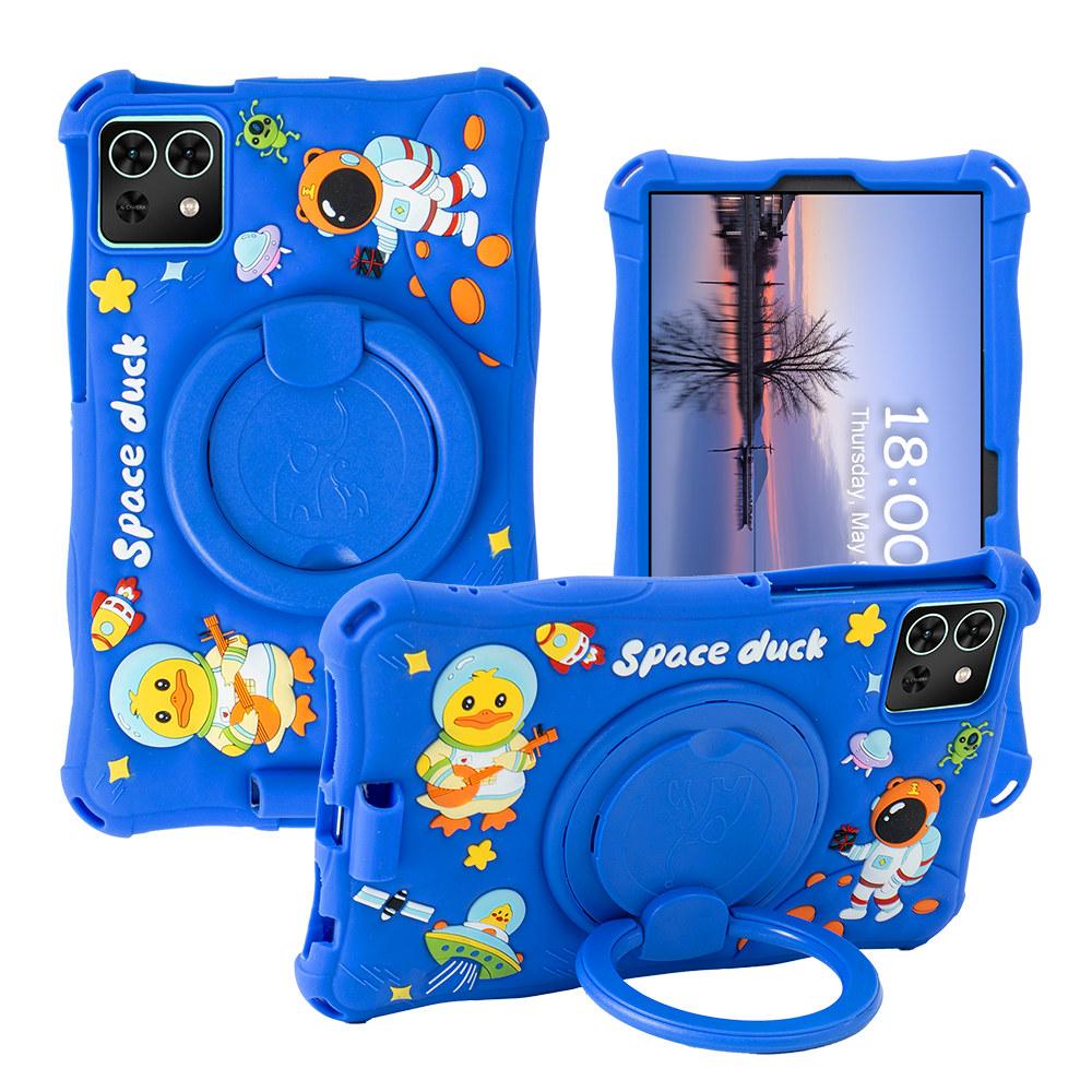 Вращающийся мультяшный мягкий чехол для Samsung Galaxy Tab A7 Lite A9 8.7 дюймов SM-T220 T225 SM-X110 X115 силиконовый детский чехол-подставка для планшета