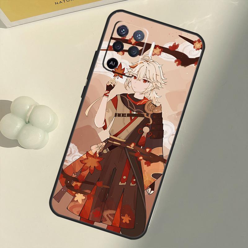 Чехол Genshin Impact Kaedehara Kazuha для OPPO Find X3 Lite X5 Pro A5 A9 A31 A53 S A83 A91 A93 A54 A74 A94 A15 A16 A52 A72
