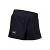 Solid Woven Sports Shorts Women Bottoms Black 1342837-001