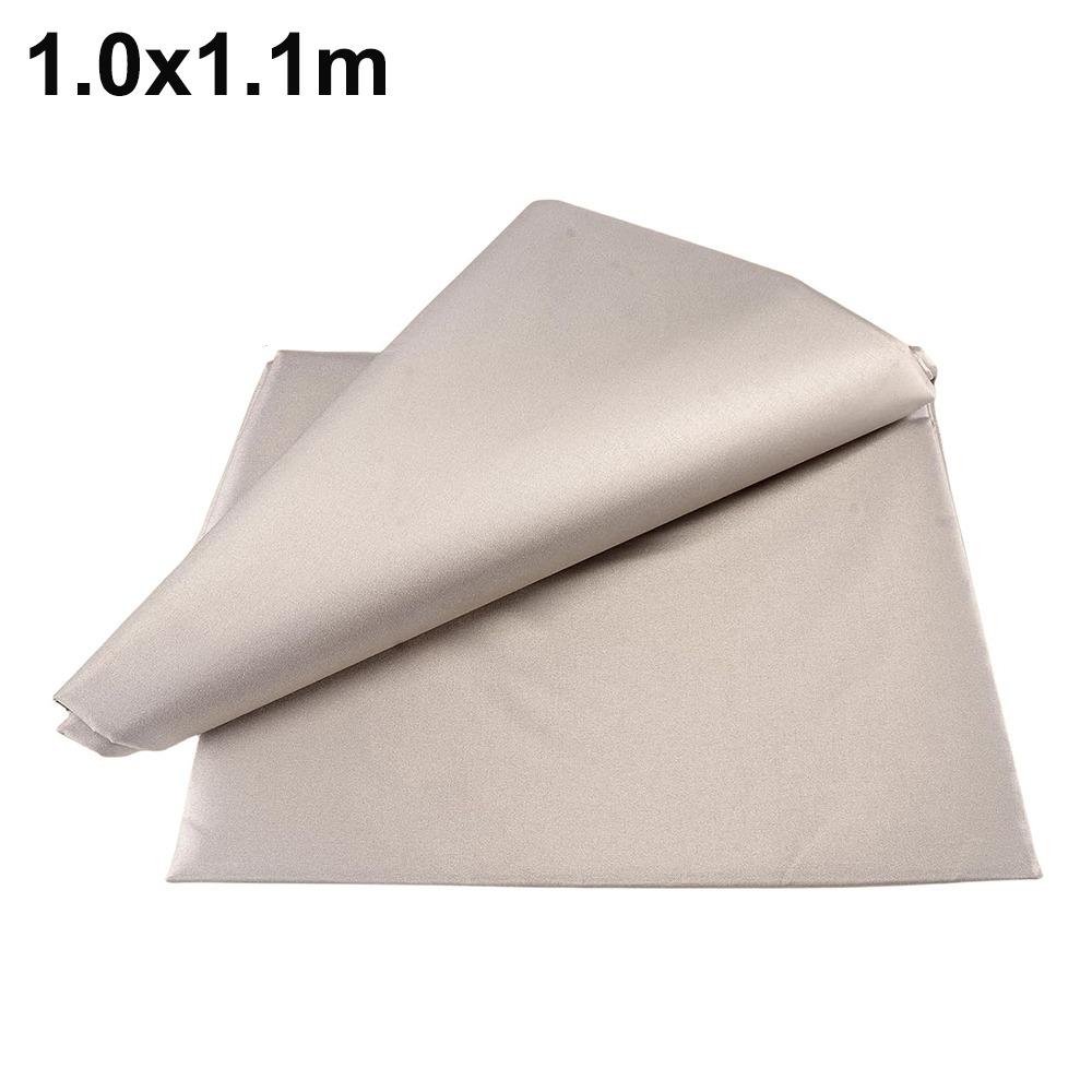 Conductive Nickel Copper Faraday Fabric Polyester Material Silver RFID Shielding Block Anti Signal Interfer Cloth