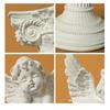 Resin Angel Figurines with Roman Column Cherubs Statue Wings Sleeping Thinking Angle for Home Room Desktop Office Decoration