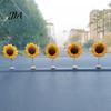 Compact Dashboard Flowers 5Pcs Wobble Sunflower Car Decor, Resin Spring Flower Ornament Cute Office Desk Decorations with Non Slip Adhesive,