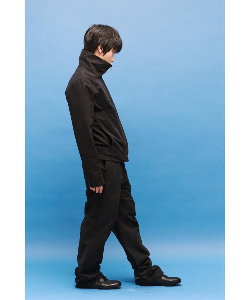 Hatchingroom Funnel Neck Jacket Black