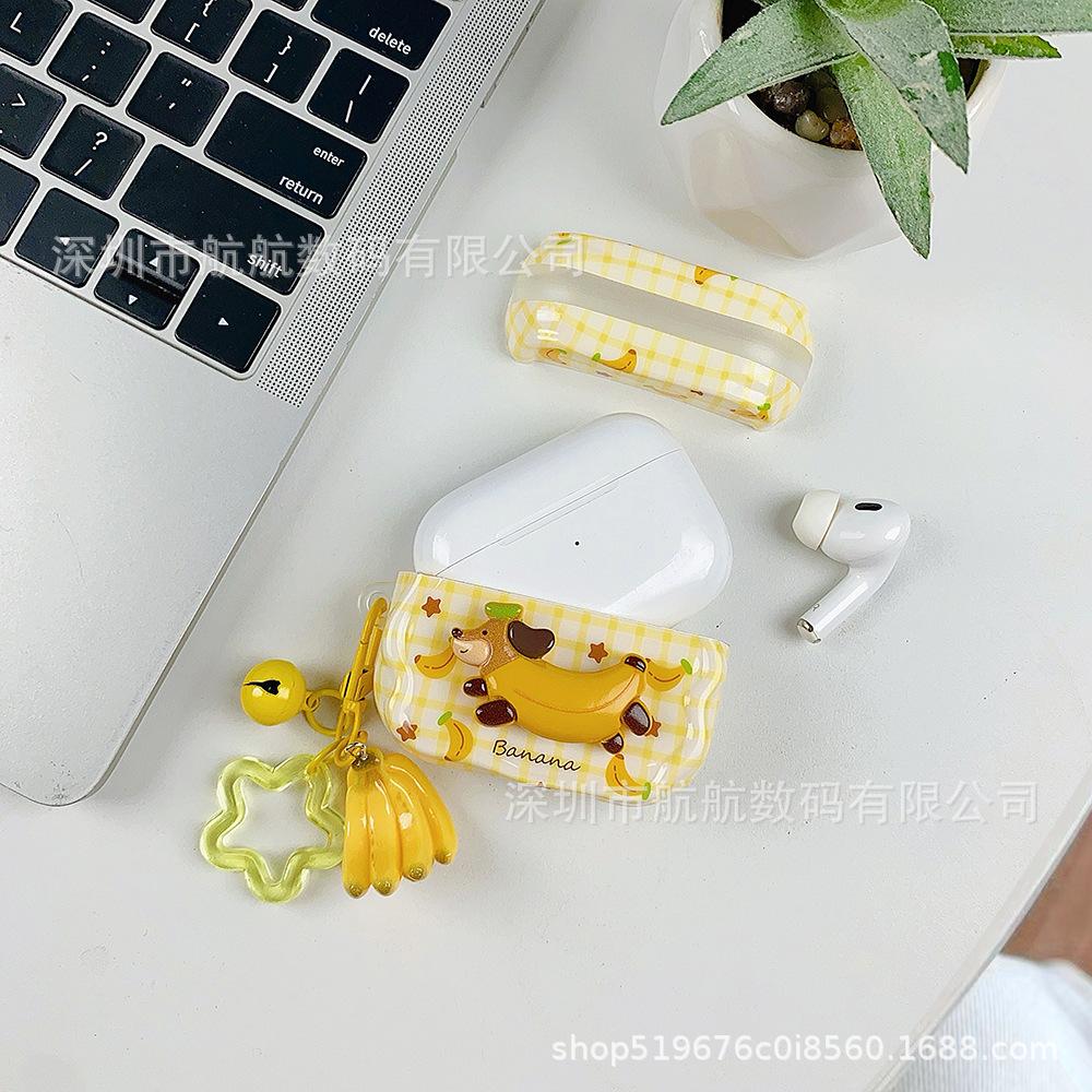 Stereo banana dog for AirPods 1 apple bluetooth wireless 1/1 generation airpodspro1 earphone cover cute