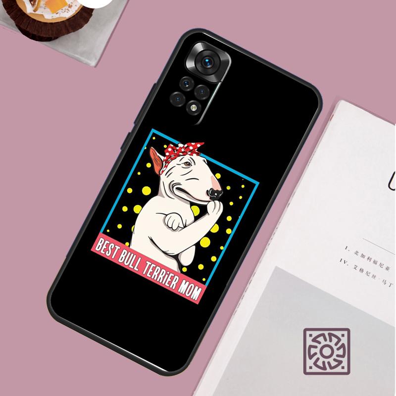 Чехол для щенков Бультерьера для Xiaomi Redmi Note 12 11 8 9 10 13 Pro 12S 11S 10S 9S Redmi 13C 9C 10C 12C