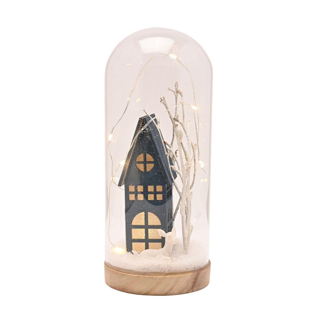 Turtle Dove LED Cloche House Decoration