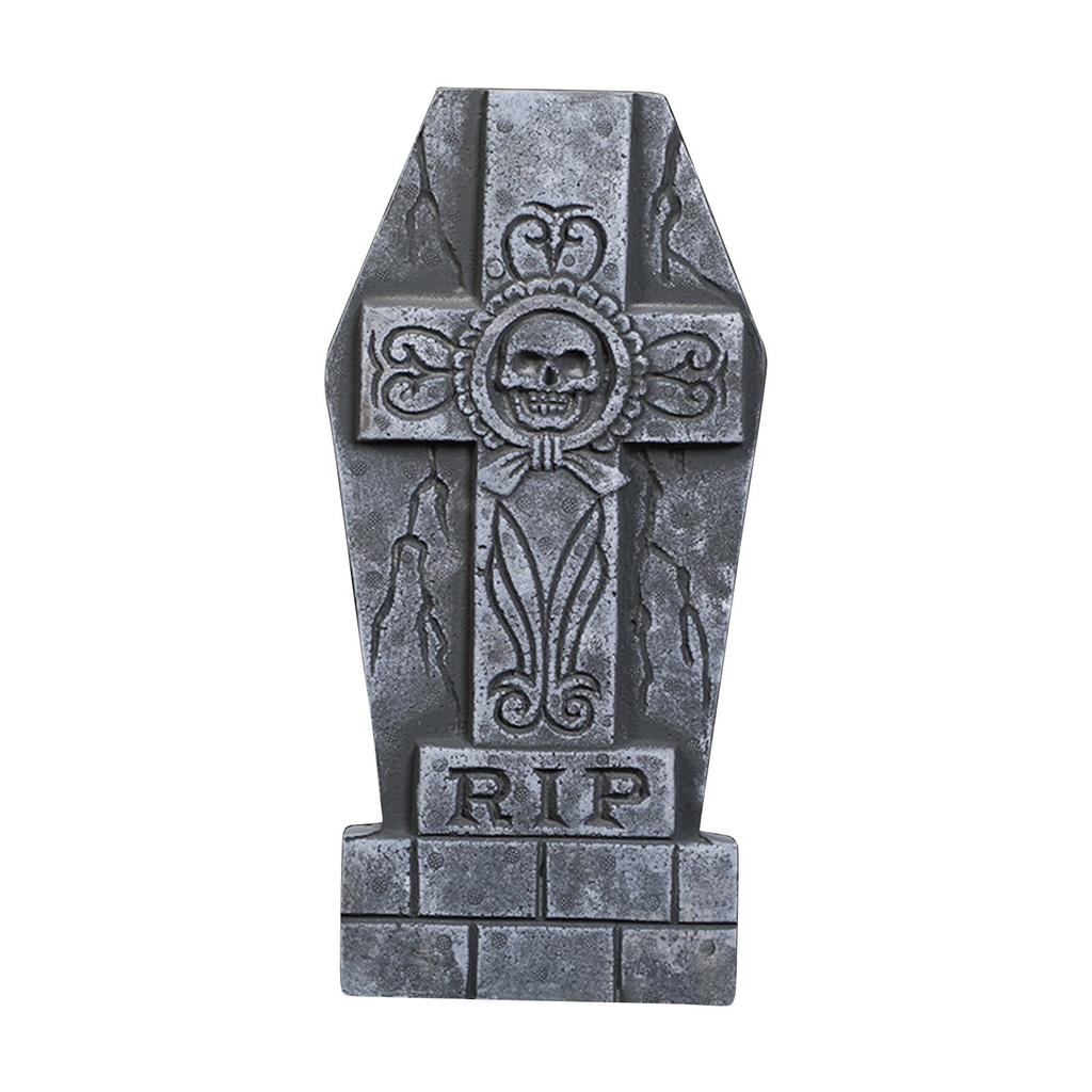 Mini RIP Tombstones Skulls DIY Cemetery Coffin Graveyard Miniature Halloween Decoration Fairy Garden Ornaments Accessories