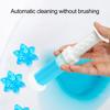 75G Toilet Deodorant Gel Flower Shape Toilet Cleaner Effective Odor Prevention Toilet Freshener for Home Bathroom