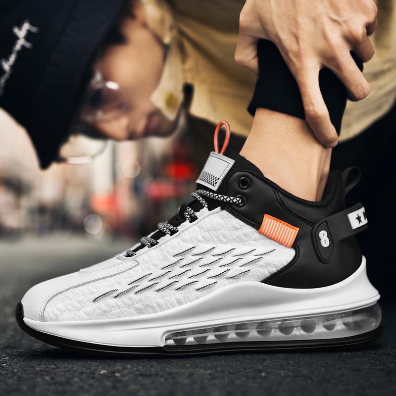 Мужская летающая тканая спортивная обувь на воздушной подушке, дышащая повседневная обувь 39-45