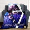 Mbappe Personalized Text Blanket Gift Customizable Blanket Durable Comfort Perfect for Office Sofa Living Room Home Decor Four Seasons Universal