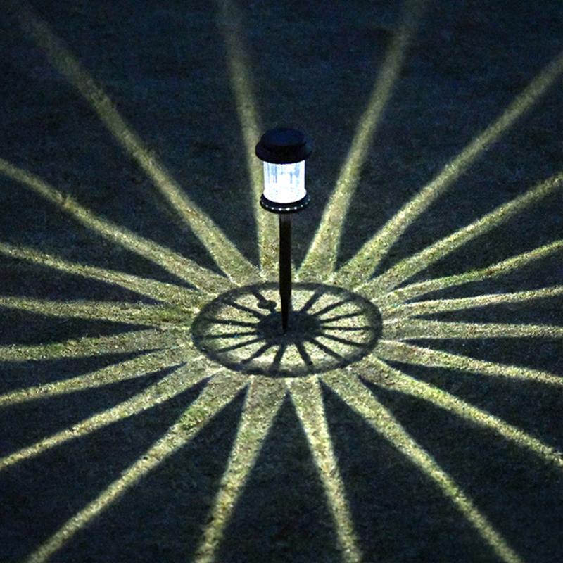 1Pcs Solar Garden Lawn Lights  LED Street Lamps Outdoor Waterproof Solar Stake Lights for Pathway Yard Path Landscape Decor