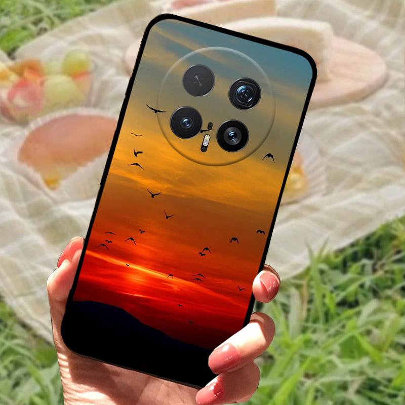 Ударопрочный чехол Funda для Honor Magic 8 Pro, мягкий ТПУ-силикон, защита камеры, чехол-бампер для телефона Honor Magic8 Pro BKQ-AN10