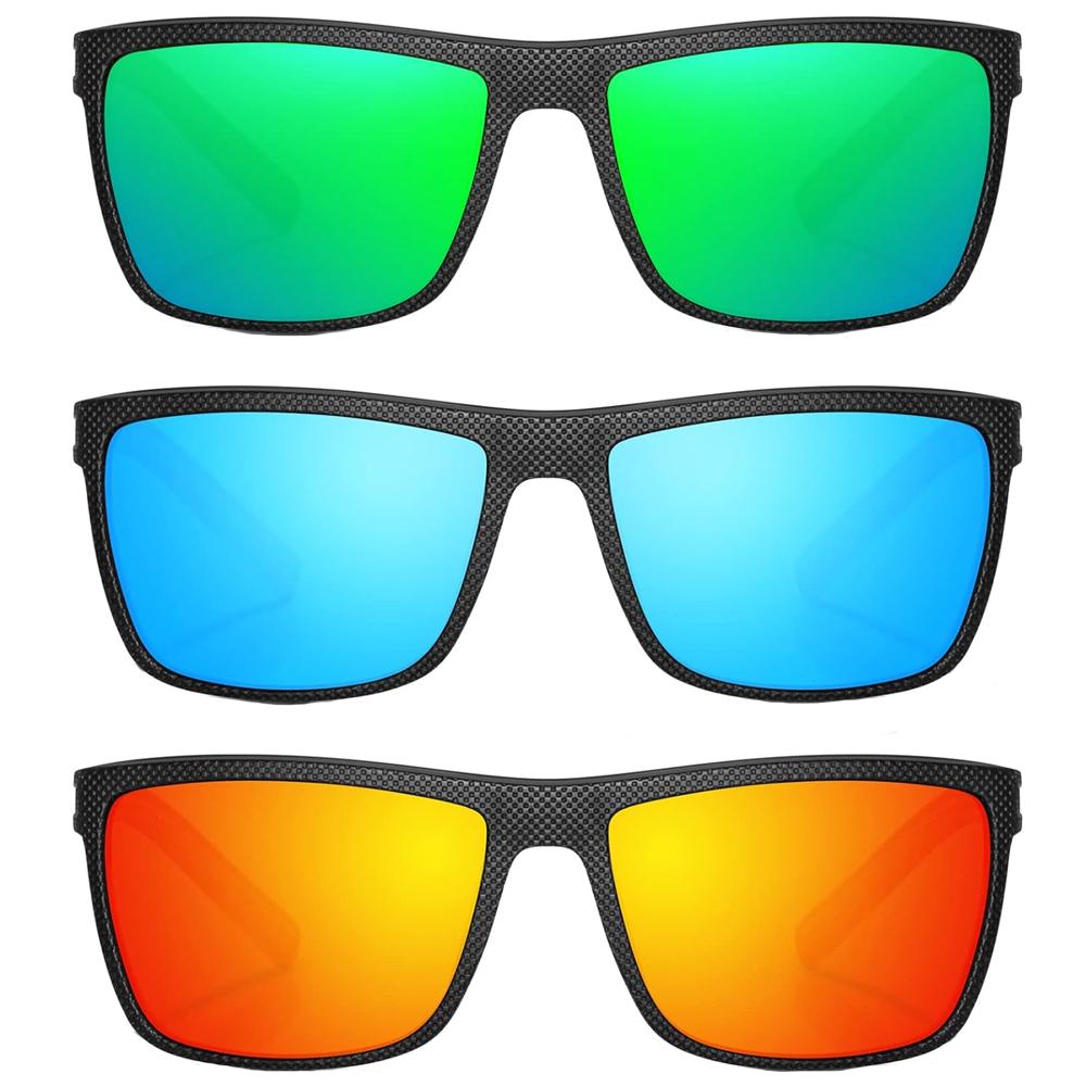 2 упаковки Солнцезащитные очки Мужские Солнцезащитные очки для Женщин Модные Ретро Зеркальные Линзы для Вождения Рыбалки Защита UV400