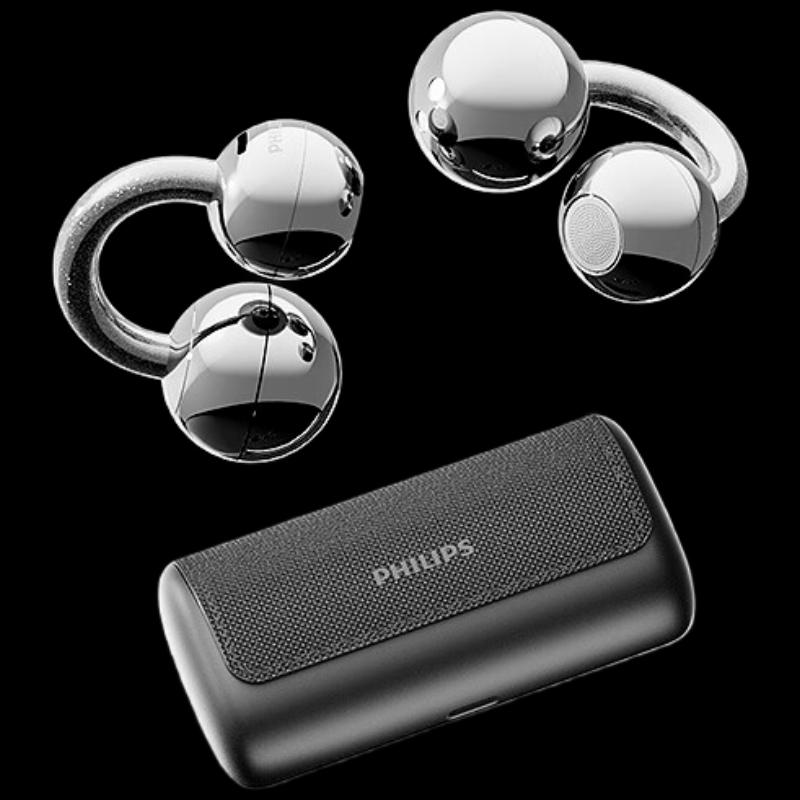 Беспроводные Bluetooth-наушники Philips TAQ5020 с костной проводимостью и клипсой