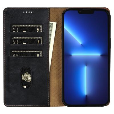 N.BEKUS CSJ-001 Чехол для iPhone 13 Pro Max Однотонный кожаный чехол-кошелек для телефона Оптовые дистрибьюторы